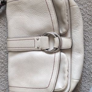 COACH Chelsea Beige Leather Shoulder BagH0751-F10893